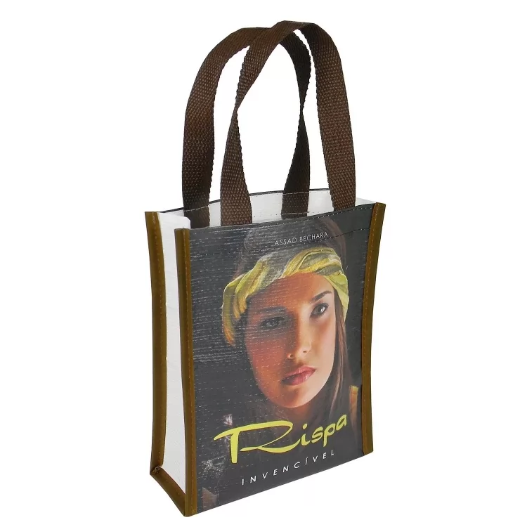 21291 - Sacola de rafia laminada personalizada